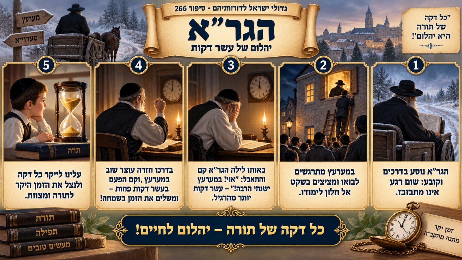 תמונת סיכום — חסידות ומתנגדים: הגר"א
